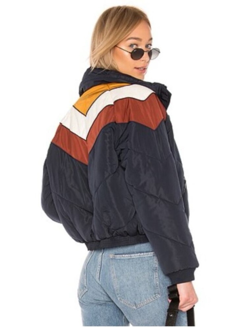 Free People Heidi Ski Cropped Puffer Jacket Size Small - Picture 3 of 11